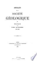 Annales de la Société géologique de Belgique