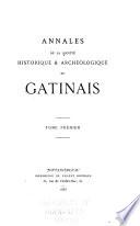 Annales de la Société historique & archéologique du Gâtinais