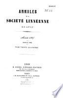Annales de la Société linnéenne de Lyon