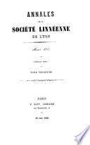 Annales de la Société Linnéenne de Lyon