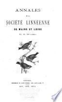 Annales de la Société linnéenne de Main et Loire