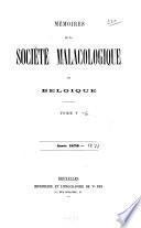 Annales de la Société malacologique de Belgique