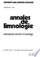 Annales de limnologie