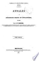 Annales de médecine belge et étrangère