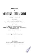 Annales de médecine vétérinaire ...