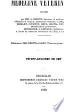 Annales de médecine vétérinaire ...