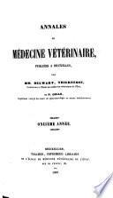 Annales de médecine vétérinaire ...