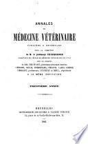 Annales de médecine vétérinaire ...