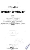 Annales de médecine vétérinaire