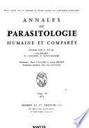 Annales de Parasitologie Humaine Et Comparée
