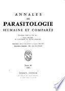 Annales de Parasitologie Humaine Et Comparée