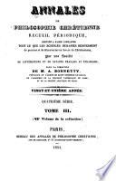 Annales de philosophie chrétienne