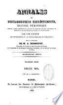 Annales de philosophie chrétienne