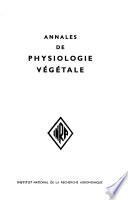 Annales de physiologie végétale