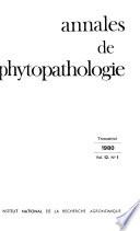 Annales de phytopathologie