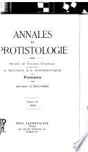 Annales de protistologie