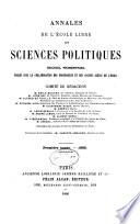 Annales de sciences politiques