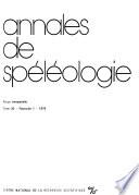 Annales de spéléologie