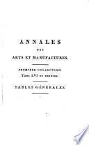 Annales des arts et manufactures