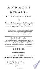 Annales des arts et manufactures ou memoires technologiques ... par R. O'Keilly ... Coll. Vol 1-56. 2e Coll. Vol 1-6