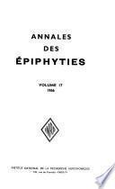 Annales des épiphyties (1950-).