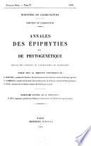 Annales des épiphyties et de phytogénétique