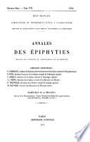 Annales des épiphyties