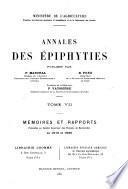 Annales des épiphyties