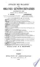 Annales des maladies des organes génito-urinaires