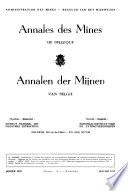 Annales des mines de Belgique