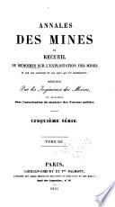 Annales des mines et des carburants
