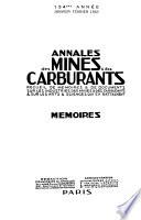 Annales des mines et des carburants