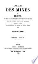 Annales des mines