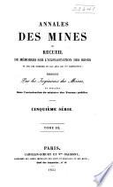 Annales des mines
