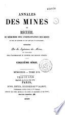 Annales des mines