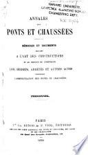 Annales des ponts et chaussées