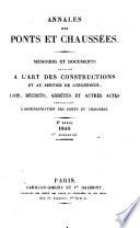 Annales des ponts et chaussées