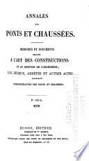 Annales des ponts et chaussées