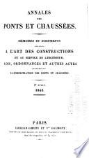 Annales des ponts et chaussées