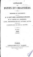 Annales des ponts et chaussées