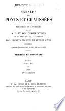 Annales des ponts et chaussées