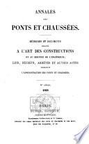 Annales des ponts et chaussées