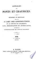 Annales des ponts et chaussées