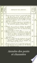 Annales des ponts et chaussées