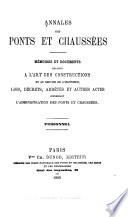 Annales des ponts et chaussées