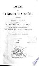 Annales des ponts et chaussées