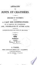 Annales des ponts et chaussées