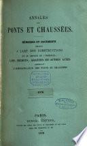 Annales des ponts et chaussées