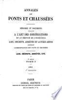 Annales des ponts et chaussées