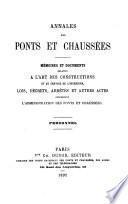 Annales des ponts et chaussées